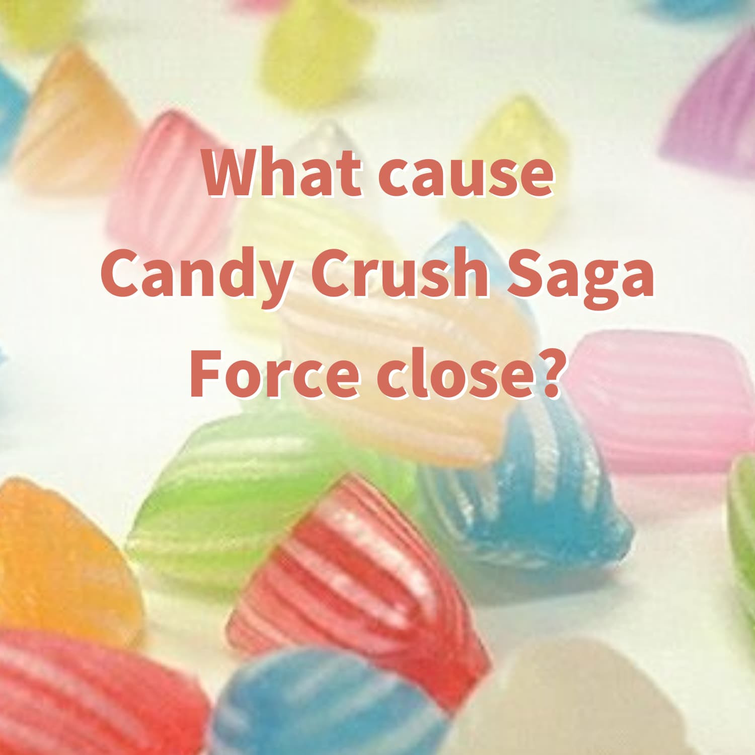 What causes Candy Crush Saga(CandyCrushSaga) to force close and what can I do about it? #CandyCrushSaga